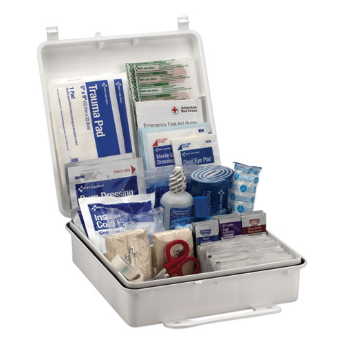 Image of Bulk ANSI 2015 Compliant Class B Type III First Aid Kit for 50 People, 199 Pieces, Plastic Case
