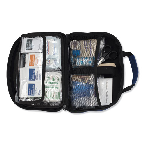 BULK ANSI 2015 COMPLIANT FIRST AID KIT, 211 PIECES, FABRIC CASE