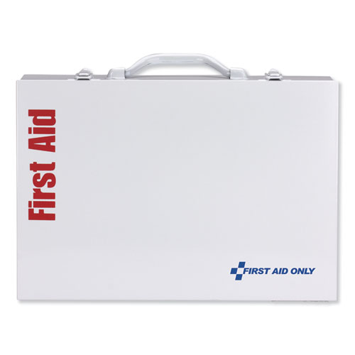 ANSI 2015 Class B+ Type I and II Industrial First Aid Kit for 75 People, 446 Pieces, Metal Case