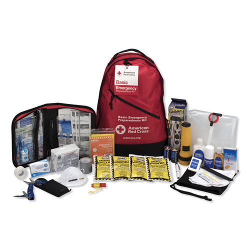 First Aid Only™ ANSI 2015 Compliant Class A Type I and II First Aid Kit for 25 People, 89 Pieces, Plastic Case