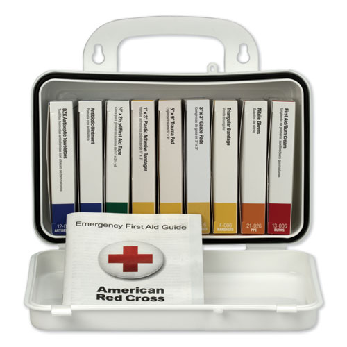 First Aid Only™ ANSI-Compliant First Aid Kit, 64 Pieces, Plastic Case