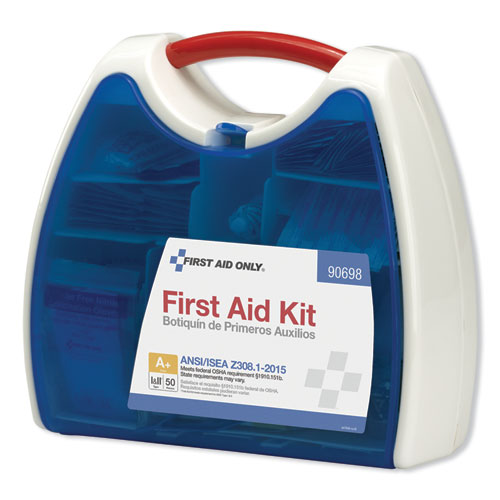 Image of ReadyCare First Aid Kit for 50 People, ANSI A+, 238 Pieces, Plastic Case