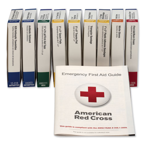 First Aid Only™ ANSI Compliant 10 Person First Aid Kit Refill, 65 Pieces