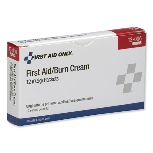 Image of First Aid Kit Refill Burn Cream Packets, 0.1 g Packet, 12/Box