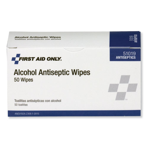 Image of Physicianscare® By First Aid Only® First Aid Alcohol Pads, 50/Box