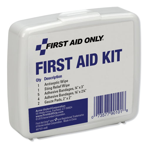 Image of First Aid On the Go Kit, Mini, 13 Pieces, Plastic Case