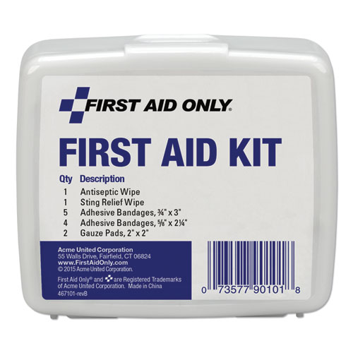 First Aid On the Go Kit, Mini, 13 Pieces/Kit