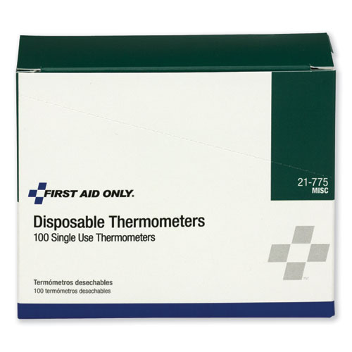 Image of Disposable Forehead Thermometer, Dot-Matrix Phase Change,100/Box