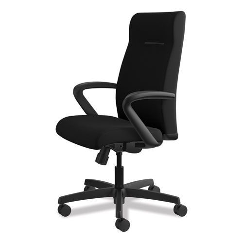 Ignition Series Executive High-Back Chair, Supports Up to 300 lb, 17" to 21" Seat Height, Black
