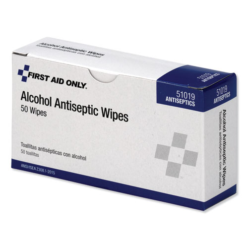Image of First Aid Alcohol Pads, 50/Box