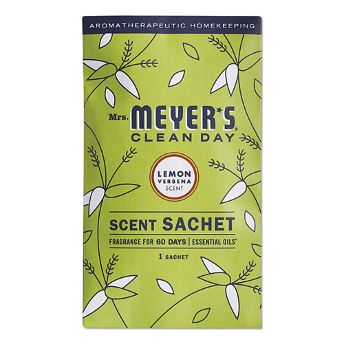 Image of Clean Day Scent Sachets, Lemon Verbena, 0.05 lbs Sachet, 18/Carton
