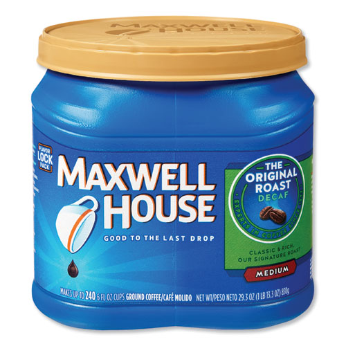 Image of Maxwell House® Coffee, Decaffeinated Ground Coffee, 29.3 Oz Can