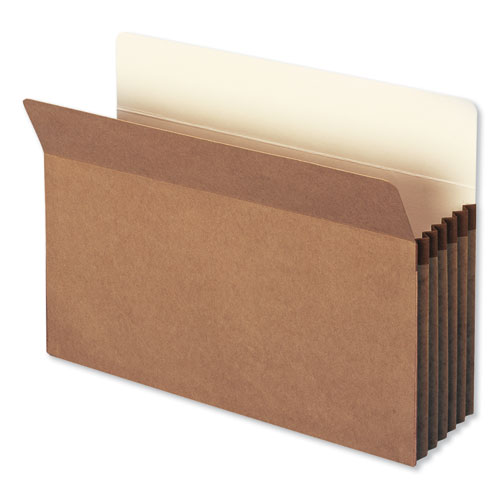 Redrope Drop Front File Pockets, 5.25" Expansion, Legal Size, Redrope, 50/Box | by Plexsupply