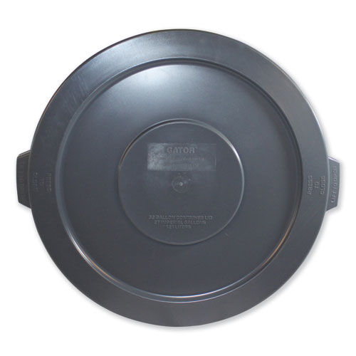 Image of Impact® Advanced Gator Lids, For 32 Gal Gator Containers, Flat-Top, 22" Diameter, Gray