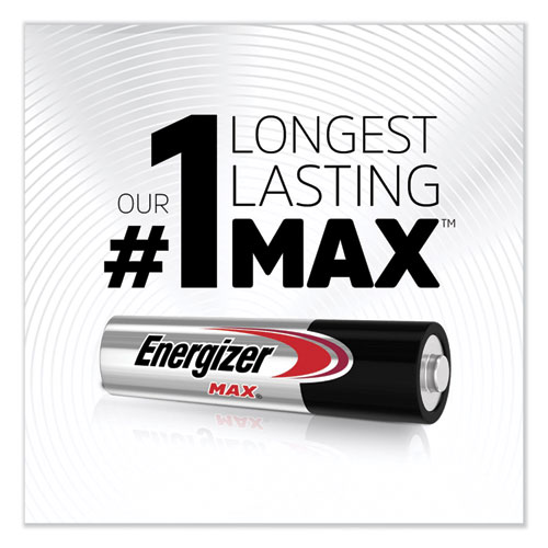 Image of MAX Alkaline AAA Batteries, 1.5 V, 8/Pack