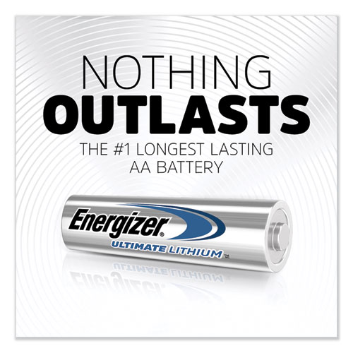 Ultimate Lithium AA Batteries, 1.5V, 8/Pack
