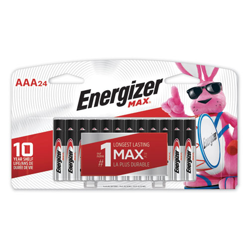 Image of MAX Alkaline AAA Batteries, 1.5 V, 24/Pack