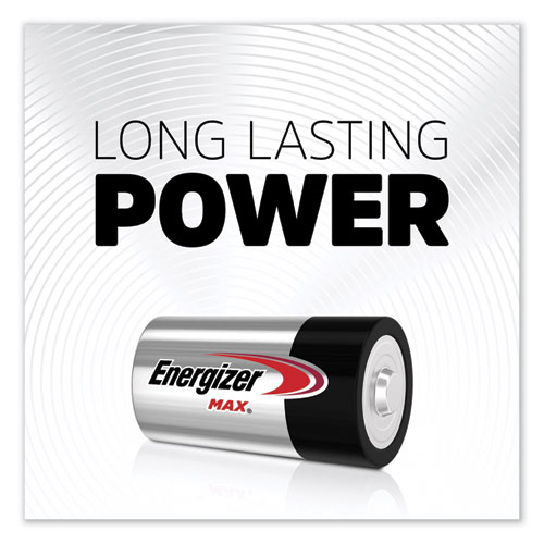 Image of Energizer® Max Alkaline D Batteries, 1.5 V, 2/Pack