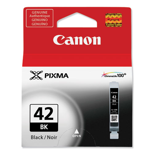 Canon® 6384B002 (CLI-42) ChromaLife100+ Ink, Black