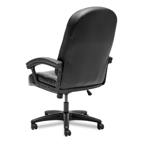 Image of Hon® Pillow-Soft 2090 Series Executive High-Back Swivel/Tilt Chair, Supports Up To 250 Lb, 16" To 21" Seat Height, Black