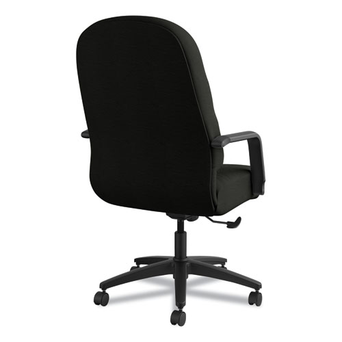 Image of Hon® Pillow-Soft 2090 Series Executive High-Back Swivel/Tilt Chair, Supports Up To 300 Lb, 16.75" To 21.25" Seat Height, Black