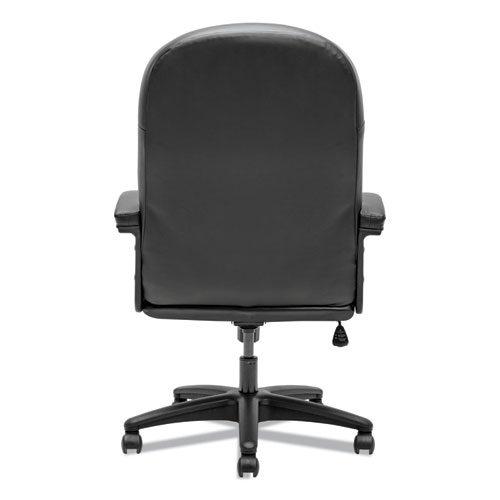 Pillow-Soft 2090 Series Executive High-Back Swivel/Tilt Chair, Supports Up to 250 lb, 16" to 21" Seat Height, Black