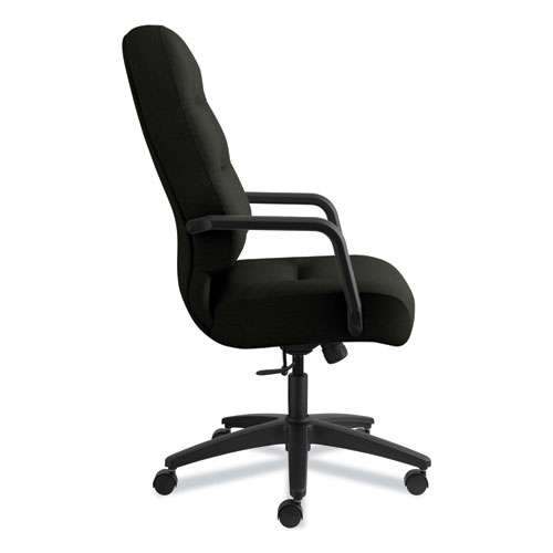 Image of Hon® Pillow-Soft 2090 Series Executive High-Back Swivel/Tilt Chair, Supports Up To 300 Lb, 16.75" To 21.25" Seat Height, Black