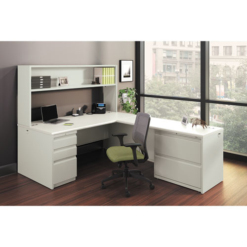 Image of Hon® 38000 Series Desk Shell, 60" X 30" X 30", Light Gray/Silver