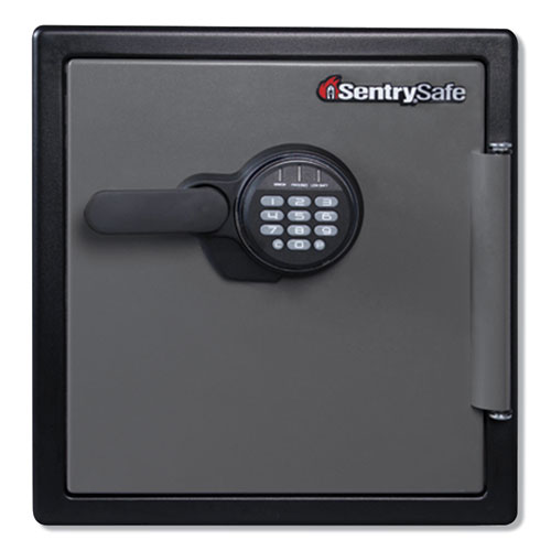Image of Sentry® Safe Fire-Safe With Digital Keypad Access, 1.23 Cu Ft, 16.38W X 19.38D X 17.88H, Gunmetal