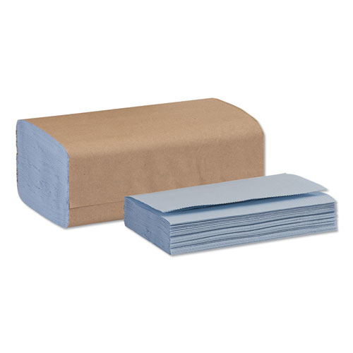 Windshield Towel, 2-Ply, 9.13 x 10.25, Blue, 140/Pack, 16 Packs/Carton