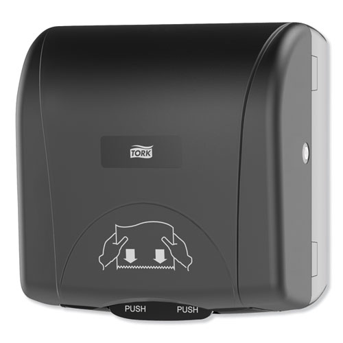 Tork® Mini Mechanical Hand Towel Roll Dispenser, For H71 System, 11.75 x 7.5 x 12.5, Black