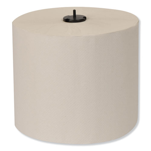 Image of Tork® Basic Paper Wiper Roll Towel, 1-Ply, 7.68" X 1,150 Ft, White, 4 Rolls/Carton