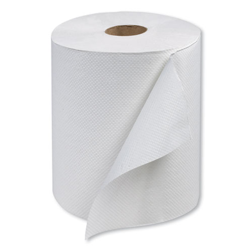 Image of Universal Hand Towel Roll, 7.88" x 600 ft, White, 12 Rolls/Carton