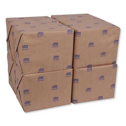 Advanced Dinner Napkins, 2-Ply, 15" x 16.25", White, 375/Pack, 8 Packs/Carton