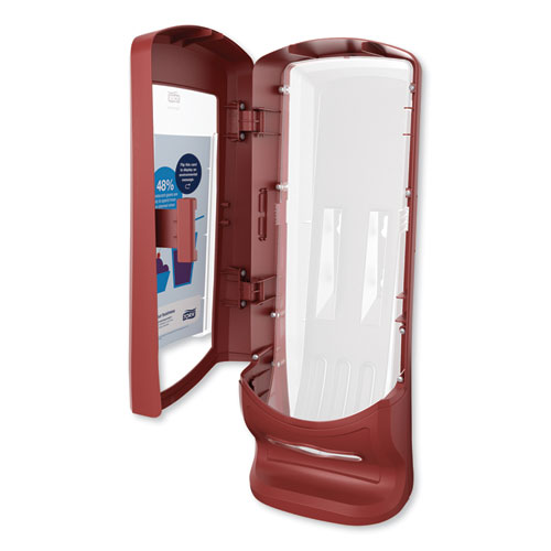 Xpressnap Stand Napkin Dispenser, 9.25 x 9.25 x 24.5, Red