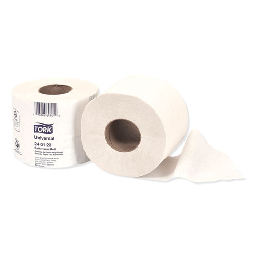 UNIVERSAL BATH TISSUE, SEPTIC SAFE, 1-PLY, WHITE, 1232 SHEETS/ROLL, 48 ROLLS/CARTON