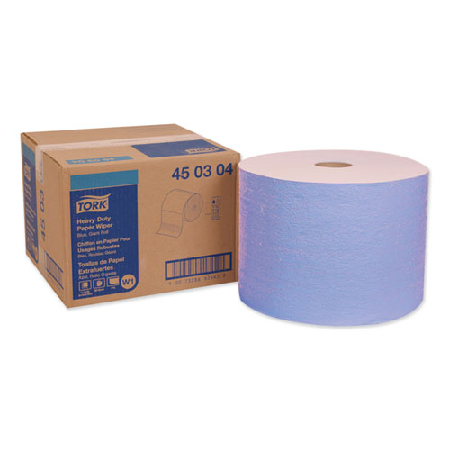 Heavy-Duty Paper Wiper, 11.1" x 800 ft, Blue