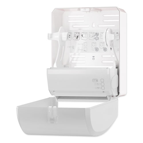 Image of Electronic Hand Towel Roll Dispenser, 7.5" Roll, 12.32 x 9.32 x 15.95, White