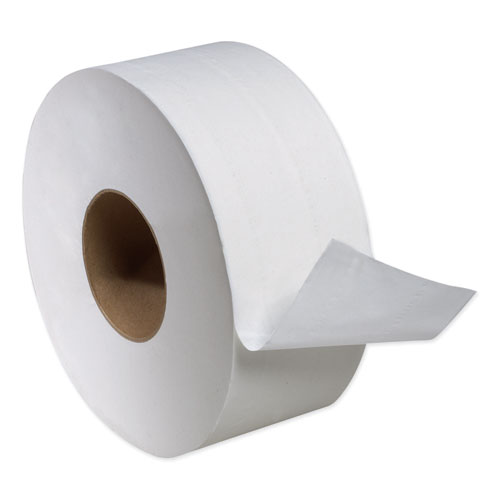 Universal Jumbo Bath Tissue, Septic Safe, 2-Ply, White, 3.48" x 1,000 ft, 12/Carton