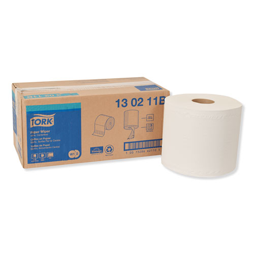 Tork® Paper Wiper, Centerfeed, 2-Ply, 9 x 13, White, 800/Roll, 2 Rolls/Carton