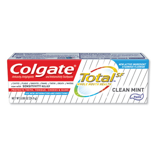 Total Toothpaste, Coolmint, 0.88 oz, 24/Carton