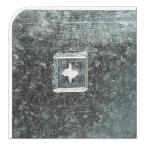 Cubicle Glass Dry Erase Board, 20 x 16, White