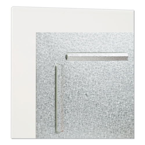 Floating Glass Dry Erase Board, 70 x 35, White