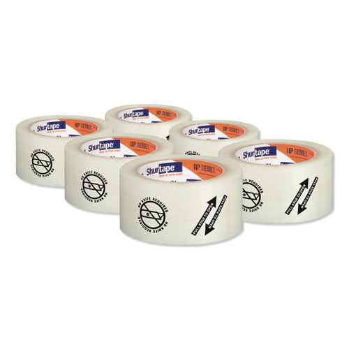 Image of Folded Edge Tape, 3" Core, 2.08" x 110 yds, Clear