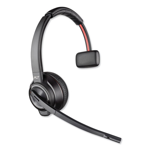 Image of Poly® Savi W8210M Monaural Over The Head Headset, Black