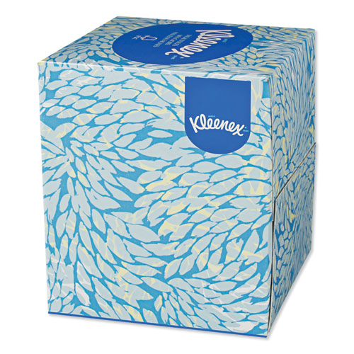 Boutique White Facial Tissue, 2-Ply, Pop-Up Box, 95 Sheets/Box | by Plexsupply