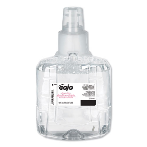 Clear and Mild Foam Handwash Refill, For GOJO LTX-12 Dispenser, Fragrance-Free, 1,200 mL Refill