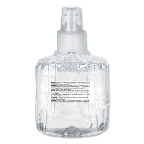 Clear and Mild Foam Handwash Refill, For GOJO LTX-12 Dispenser, Fragrance-Free, 1,200 mL Refill, 2/Carton