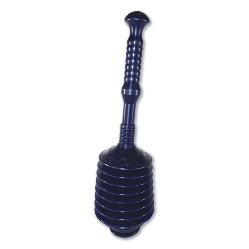 Image of Deluxe Professional Plunger, 11.2" Polyethylene Handle, 6" dia