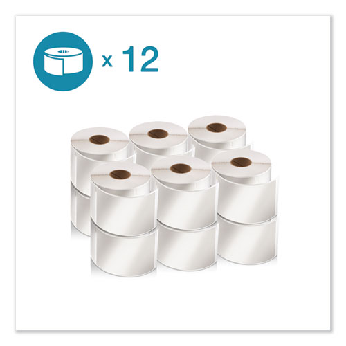 LW SHIPPING LABELS, 2.13" X 4", WHITE, 220/ROLL, 12 ROLLS/PACK